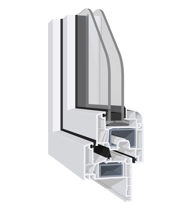 Porta con serratura in PVC colori speciali 1 anta – Isolamento Termico e Acustico