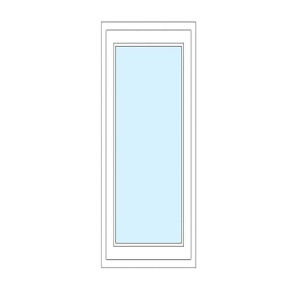 Telaio Fisso Finestra in PVC 83x293