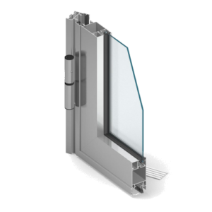 Finestra in alluminio taglio freddo 2 ante 100x100